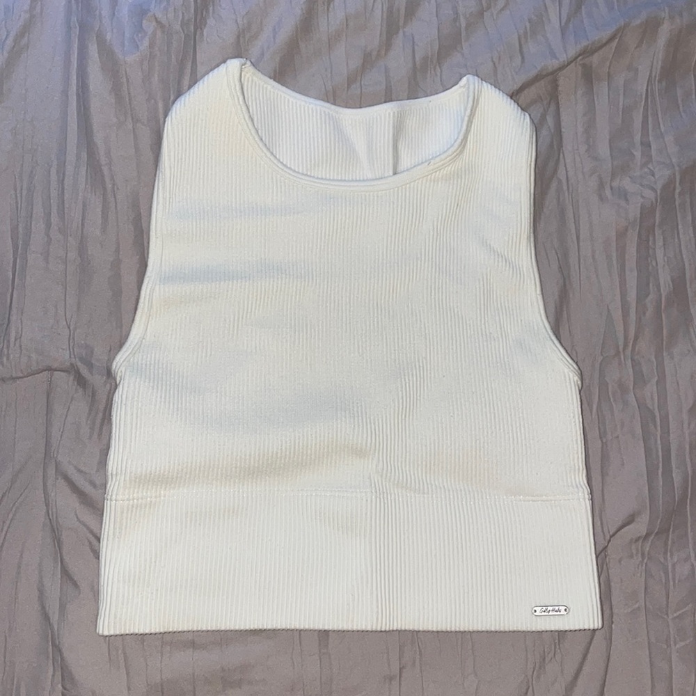 Gilly Hicks Ribbed Racerback Tank